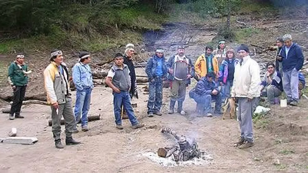 Villa Pehuenia será el epicentro de la resistencia mapuche