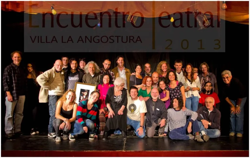 Teatristas de La Angostura: la unión hace la fuerza