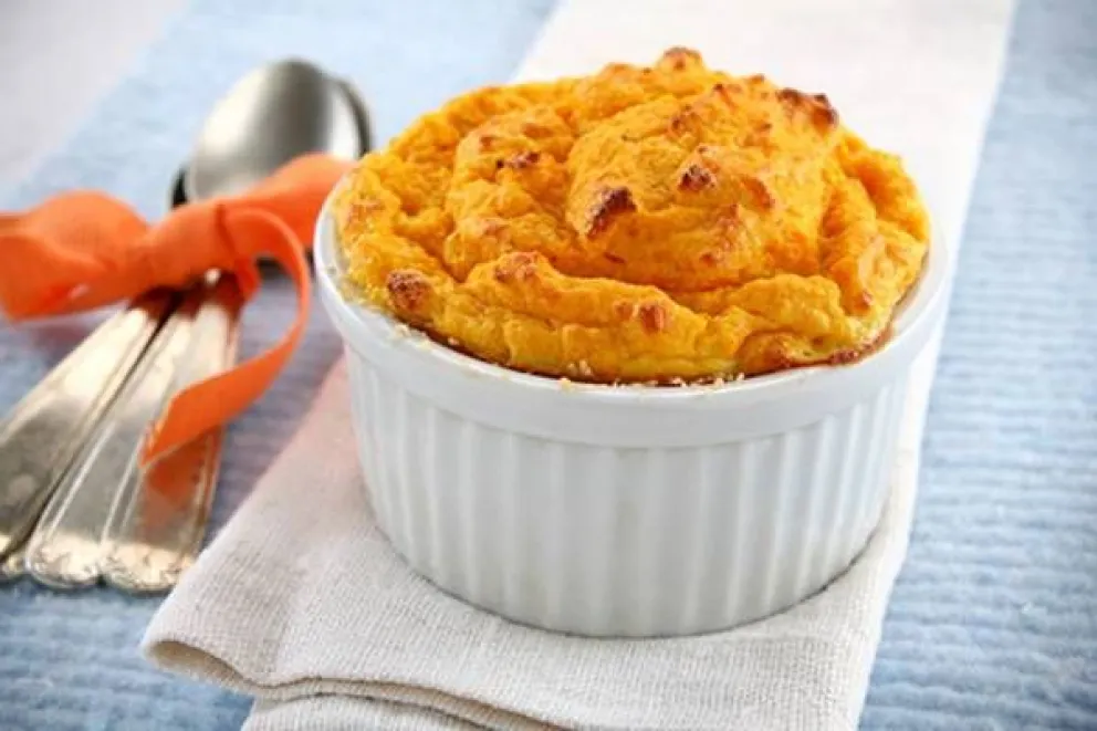 Menú del día: soufflé de zanahorias y nueces