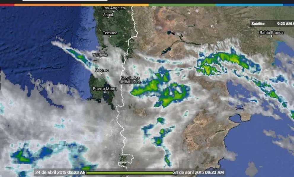 Pronóstico: Cómo se moverá hoy la nube de ceniza (24/4)
