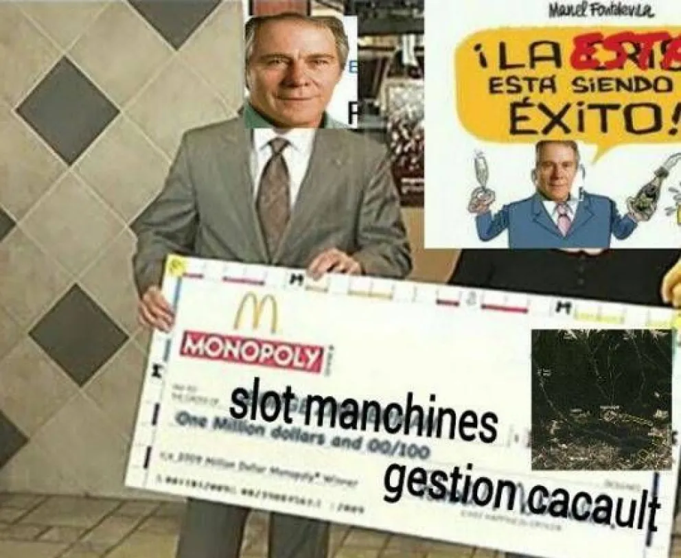 La llamativa foto de la firma de las escrituras y las "memes" que ya circulan en las redes