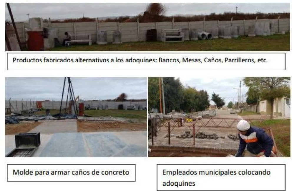 Cómo funciona una fábrica de adoquines municipal