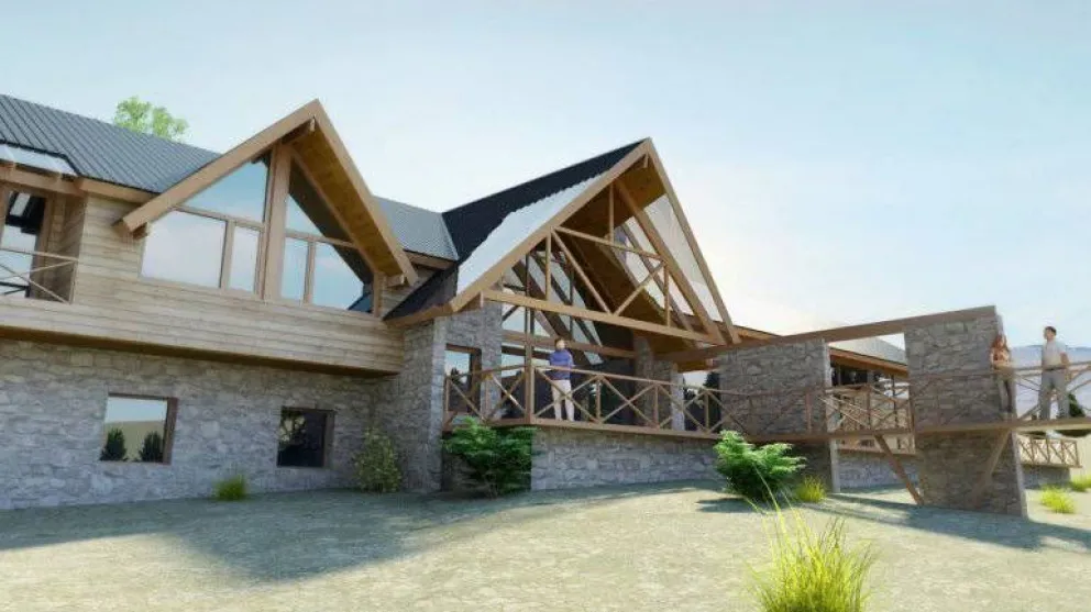 Inauguraron una hostería en Las Ovejas