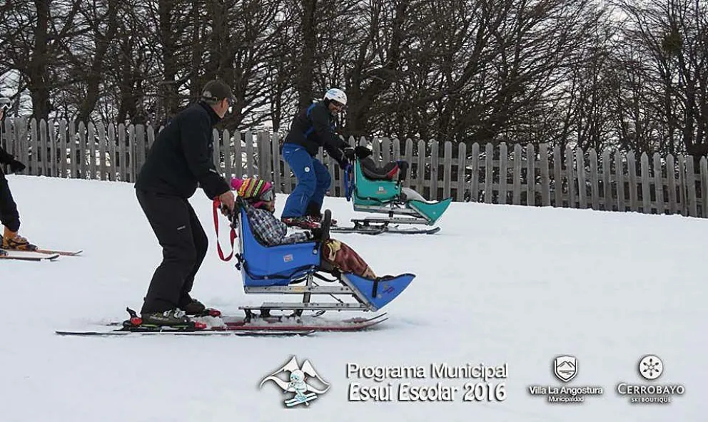 Con gran éxito se desarrolló el 9no encuentro de esqui adaptado en el Cerro Bayo