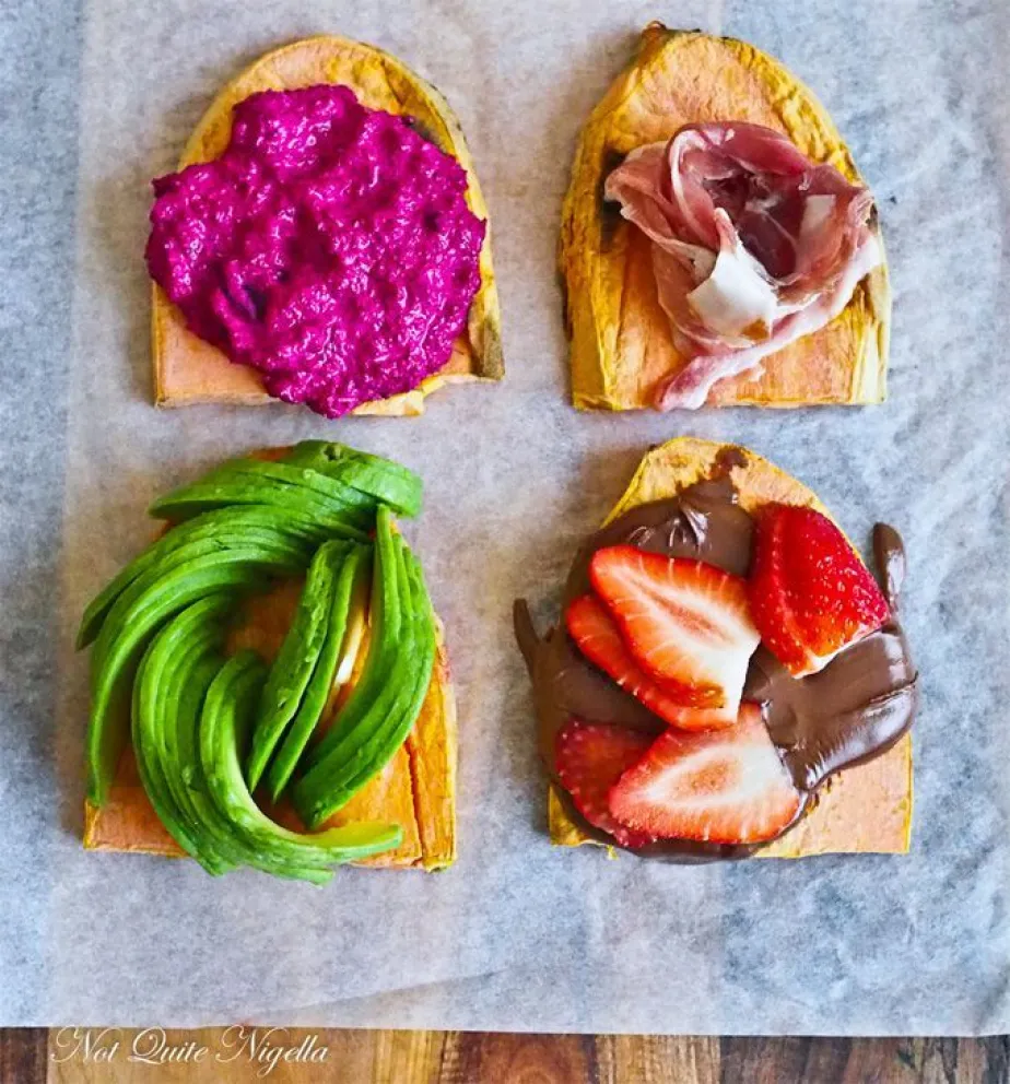 Tostada de batata, nueva tendencia para un desayuno saludable