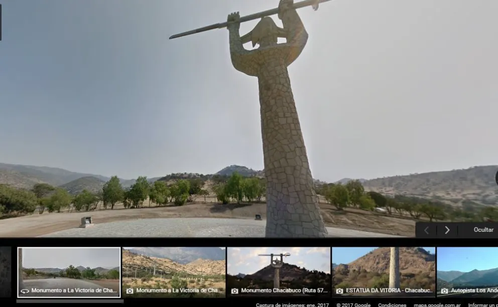 El Cruce de los Andes que hizo San Martín ya se puede ver en Google Street View