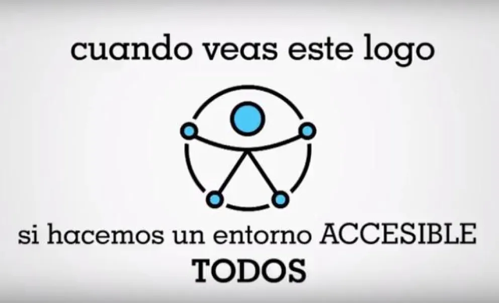 El municipio pone en práctica un  Nuevo símbolo de accesibilidad