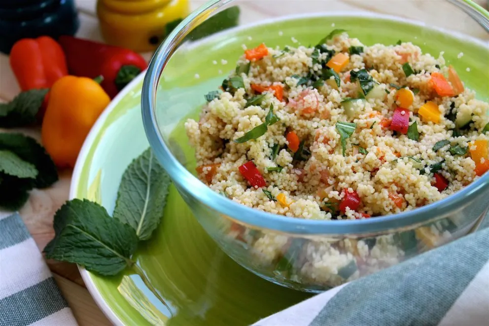 Tabulé: ensalada marroquí de cuscús