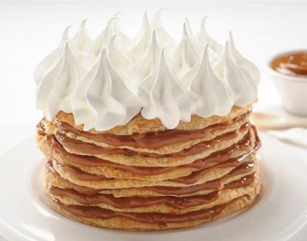 Tentación de fin de semana: Mil hojsa con dulce de leche