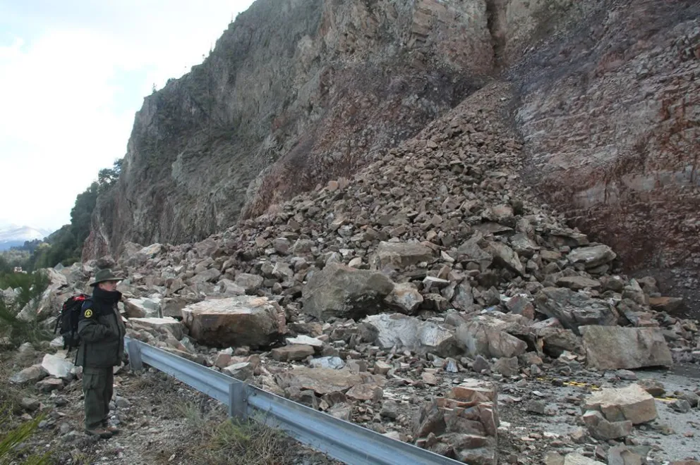 Exclusivo DiarioAndino: Así está hoy el derrumbe en la Ruta 40