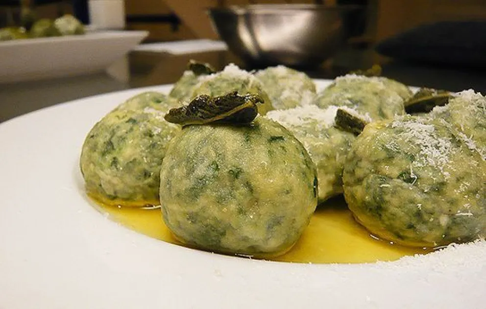 Los "mal hechos" más ricos del mundo: malfatti de espinaca o acelga