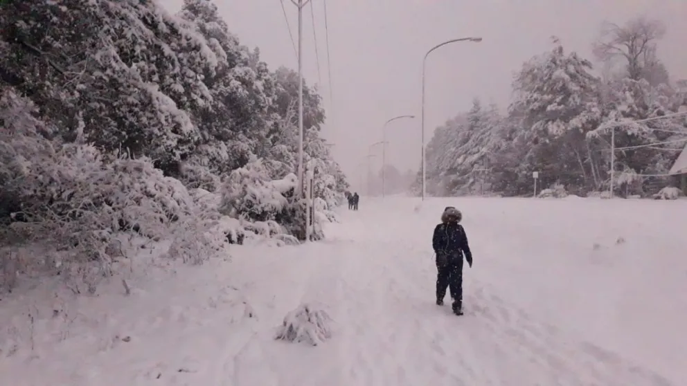 Rige Alerta Amarillo por nevadas para el jueves y viernes