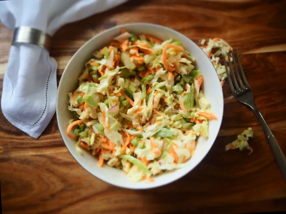 Ideal para el verano: Coleslaw o Ensalada de Repollo Americana