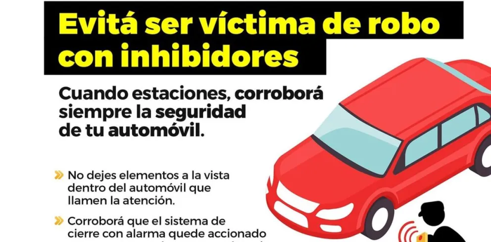 Proponen colocar detectores de inhibidores de alarmas en estacionamientos