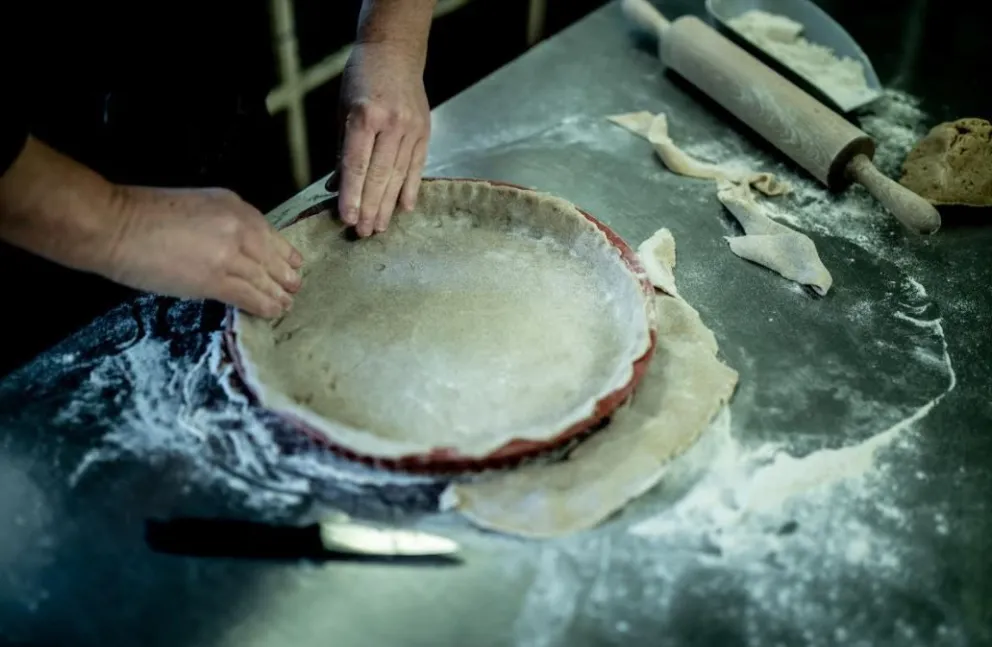 Sano y rico: tarta de Espinaca, Puerro, Champignones y queso