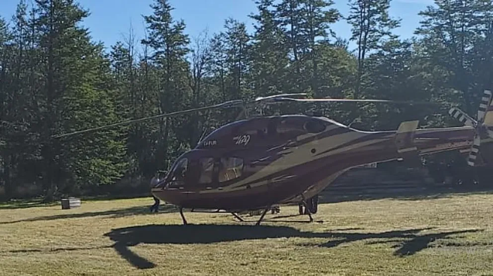 Sorpresa e indignación con el aterrizaje de un helicóptero particular en el barrio Las Balsas