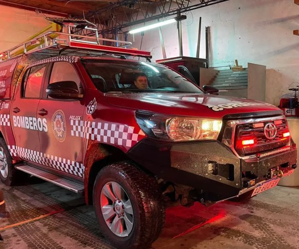 Bomberos recibieron la nueva unidad para atacar incendios forestales