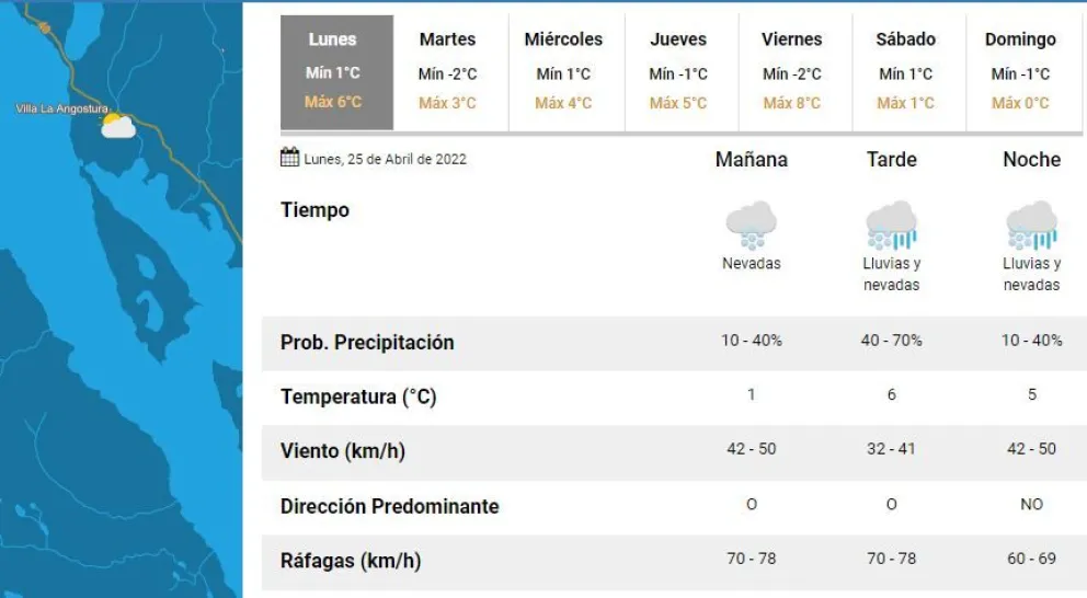Por el Alerta Meteorológico permanecen cerradas todas las sendas peatonales