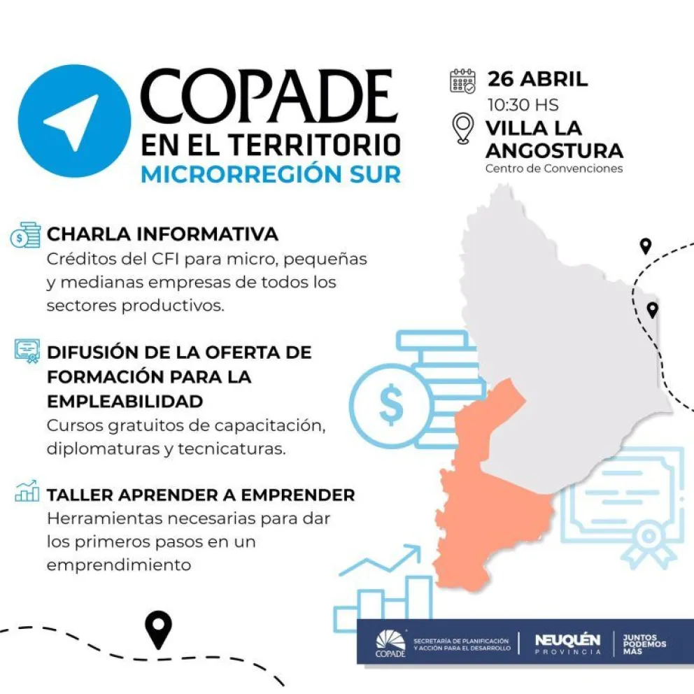 Copade lanza hoy el taller “Aprendiendo a Emprender”