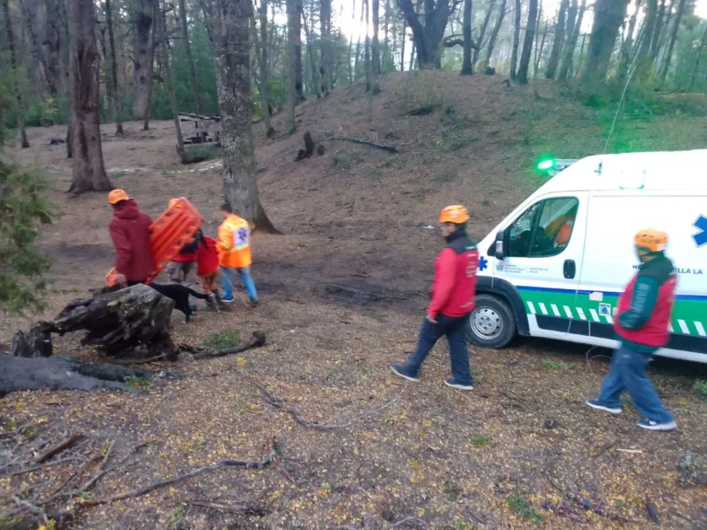 Rescataron a una mujer que se perdió en el Belvedere