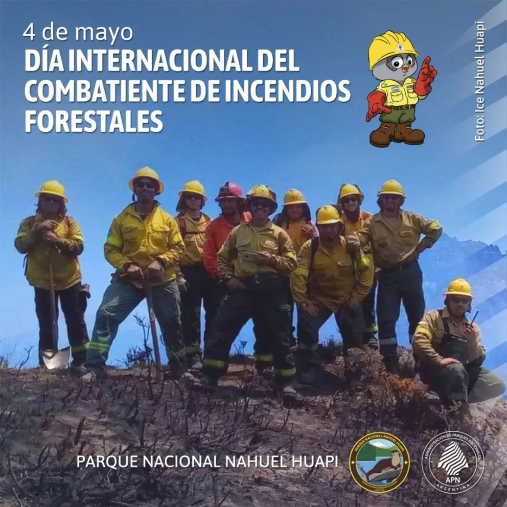 Hoy se conmemora el  Día Internacional del Combatiente de Incendios Forestales