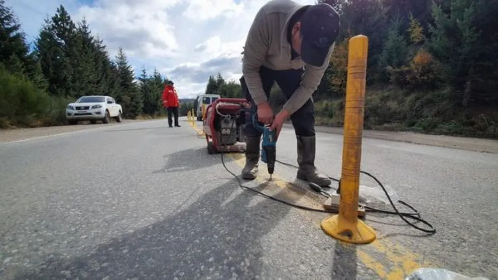 Mejoran la seguridad vial en Av. Arrayanes, entre los barrios Volcanes y Las Balsas